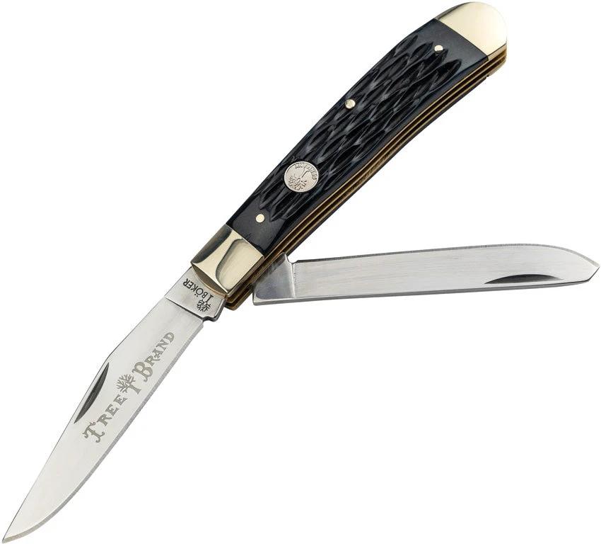 Boker Trapper Black Bone 110824 by Boker