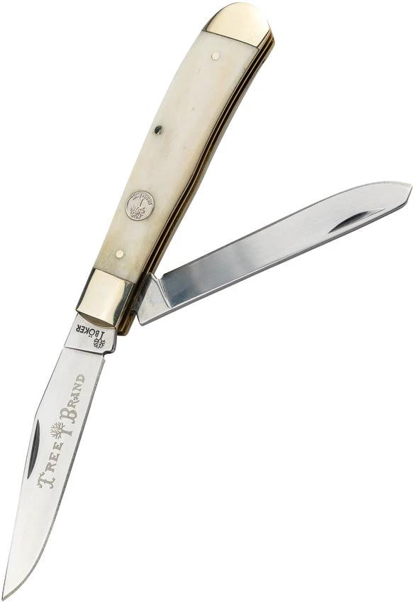 Boker Tree Brand Trapper White Bone 110826 by Boker
