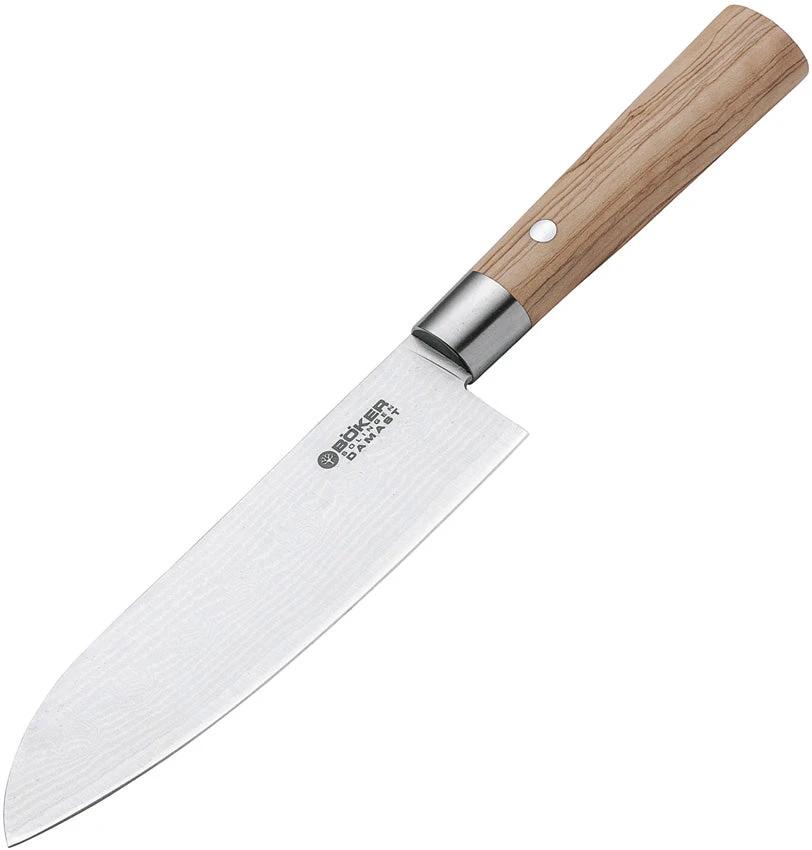 Boker Santoku Olive Damaste 130437DAM by Boker