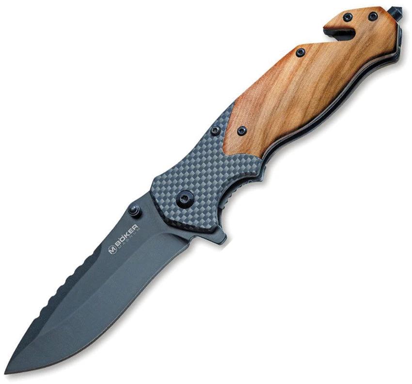 Boker Magnum Blomkvist Linerlock Olive 01MB736 by Boker Magnum