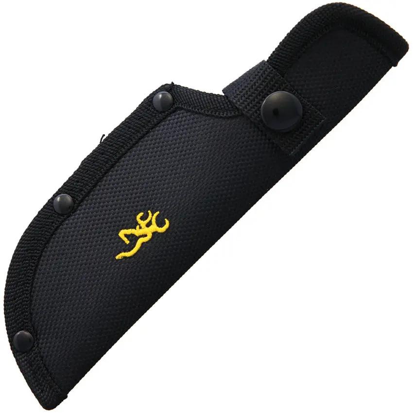 Browning Black Laminate Skinner Knife 8.75 Inch Overall with Black Coated Blade and Wood Handle for Hunters by Browning