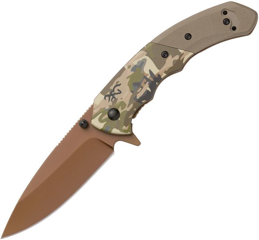 Browning Auruc Framelock A/O Camo 3220483B by Browning