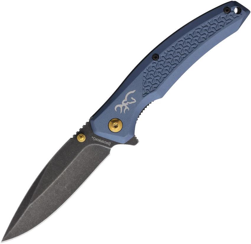 Browning Linerlock Blue Aluminum 3220572B by Browning