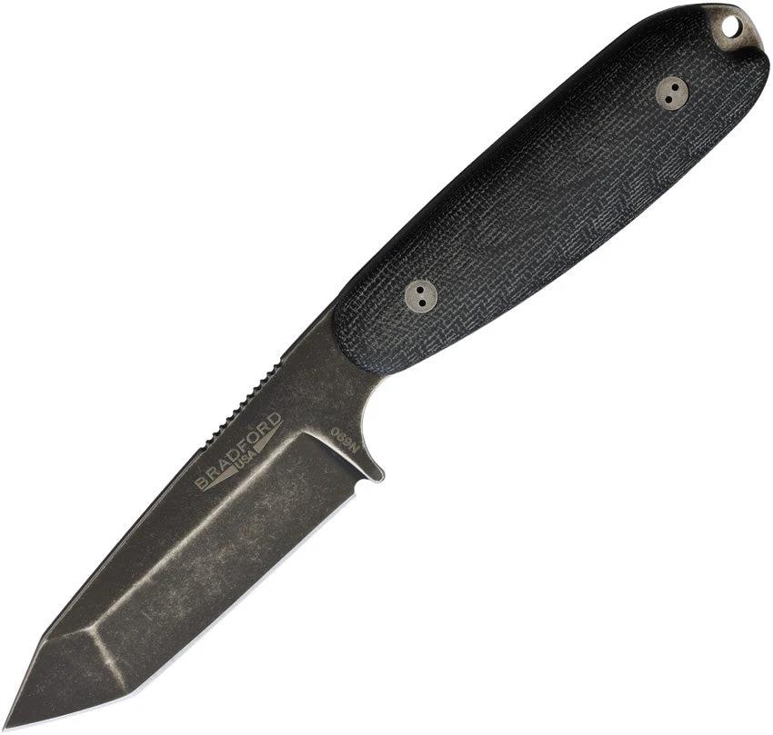 Bradford Knives Guardian 3.5 Tanto 3D Black 35T-101N-N690 by Bradford Knives