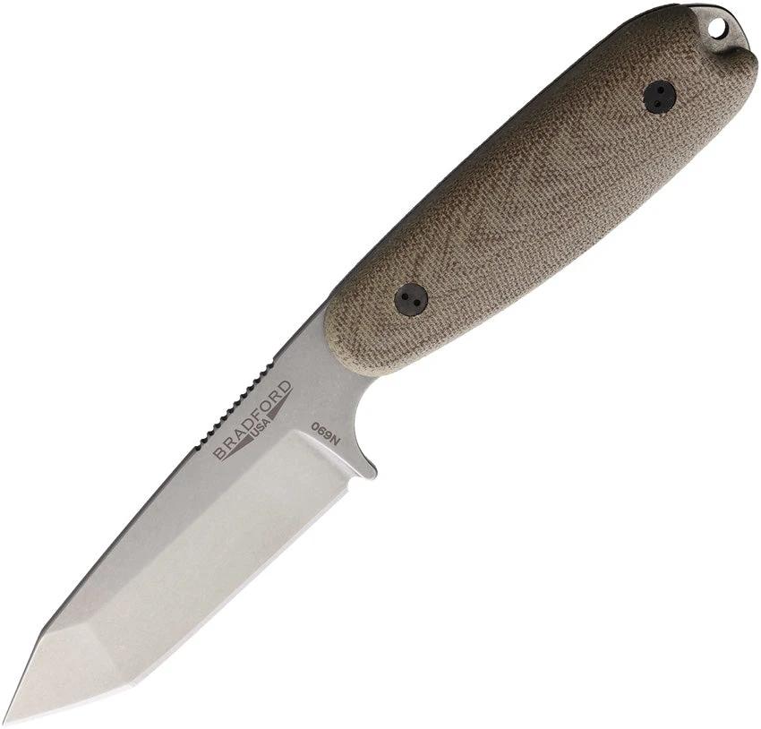 Bradford Knives Guardian 3.5 Tanto Natural 3.5T-104-N690 by Bradford Knives