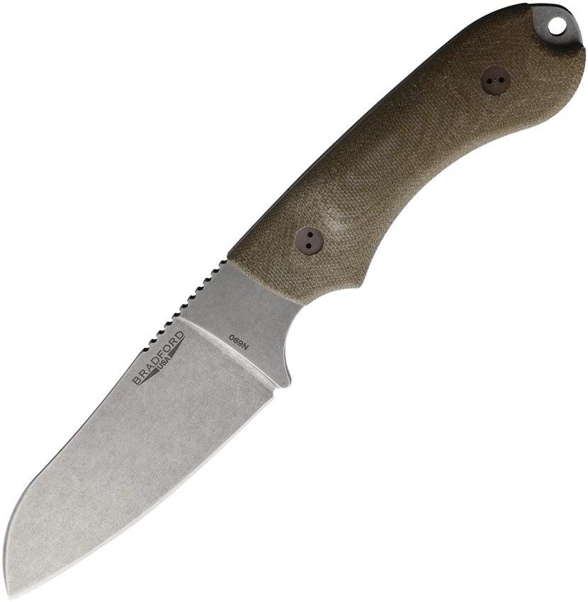 Bradford Knives Guardian 4 Sheepsfoot 4SF-102-N690 by Bradford Knives