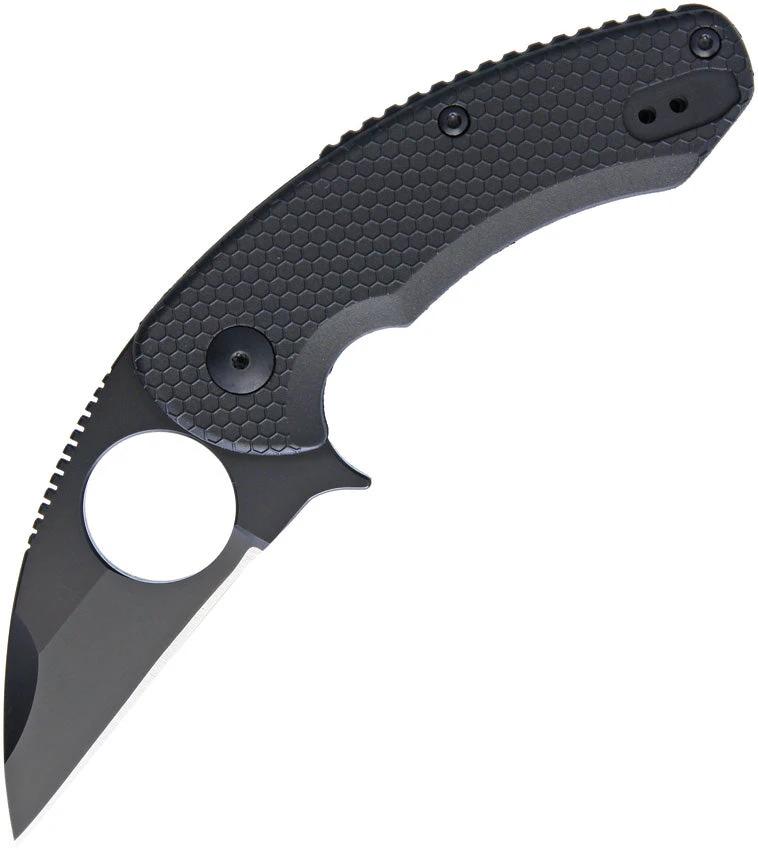 Brous Blades SSF Silent Soldier Linerlock BF210806 BLACKOUT by Brous Blades