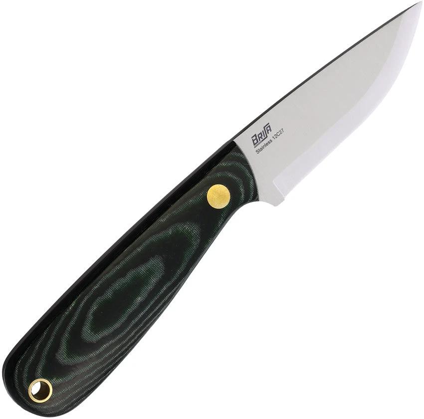 BRISA Necker 70 Green Micarta 012-66437-1549 by BRISA