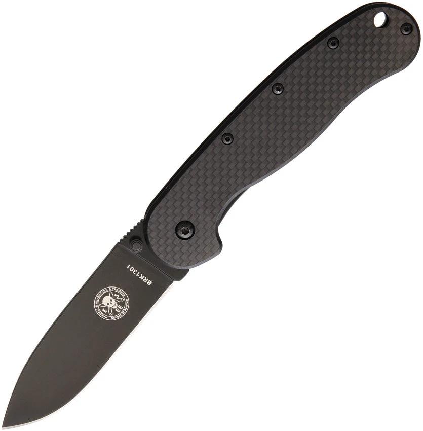 BRK Designed by ESEE Avispa Framelock CF/Black D2 BRK1302CF D2 BLACK by BRK Designed by ESEE