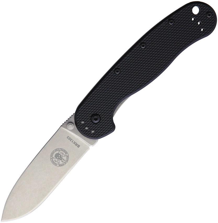 BRK Designed by ESEE Avispa Framelock SK5 Black BRK1303 SK5 BLACK HANDLE by BRK Designed by ESEE