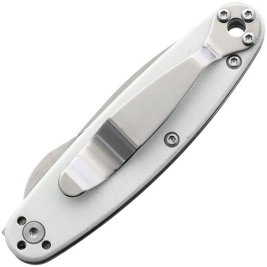 BRK Churp Linerlock Knife By ESEE With White G10 Handle D2 Satin Blade EDC Ready by BRK Designed by ESEE