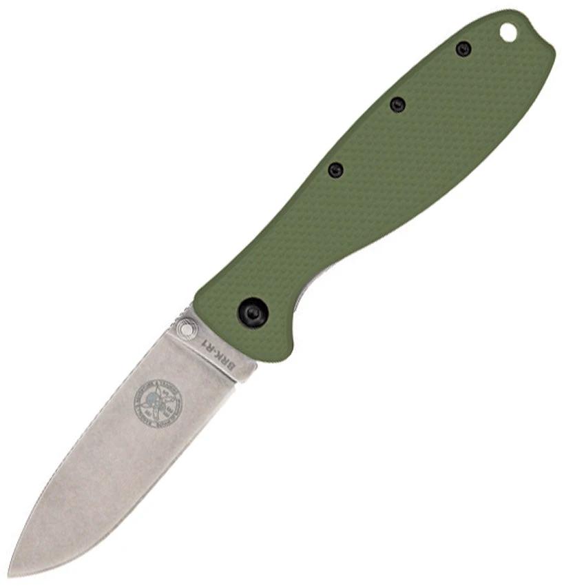 BRK Designed by ESEE Zancudo Framelock BRKR1OD OD GREEN HANDLE by BRK Designed by ESEE