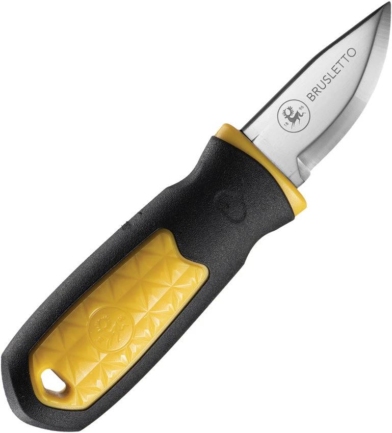 Brusletto Kongla Fixed Blade Black/Yel BO10204 by Brusletto