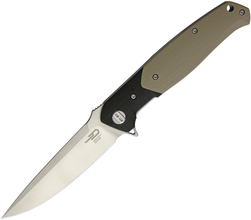 Bestech Knives Swordfish G10 Linerlock Beige BG03B