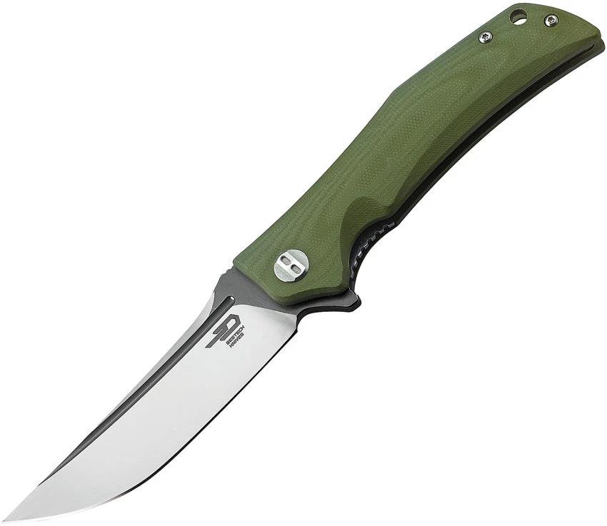 Bestech Knives Scimitar G10 Linerlock Green BG05B-2 by Bestech Knives