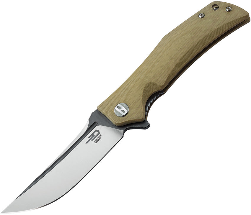 Bestech Knives Scimitar G10 Linerlock Beige BG05C-2