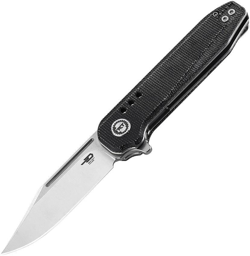Bestech Knives Syntax Linerlock Black Micarta BG41D by Bestech Knives