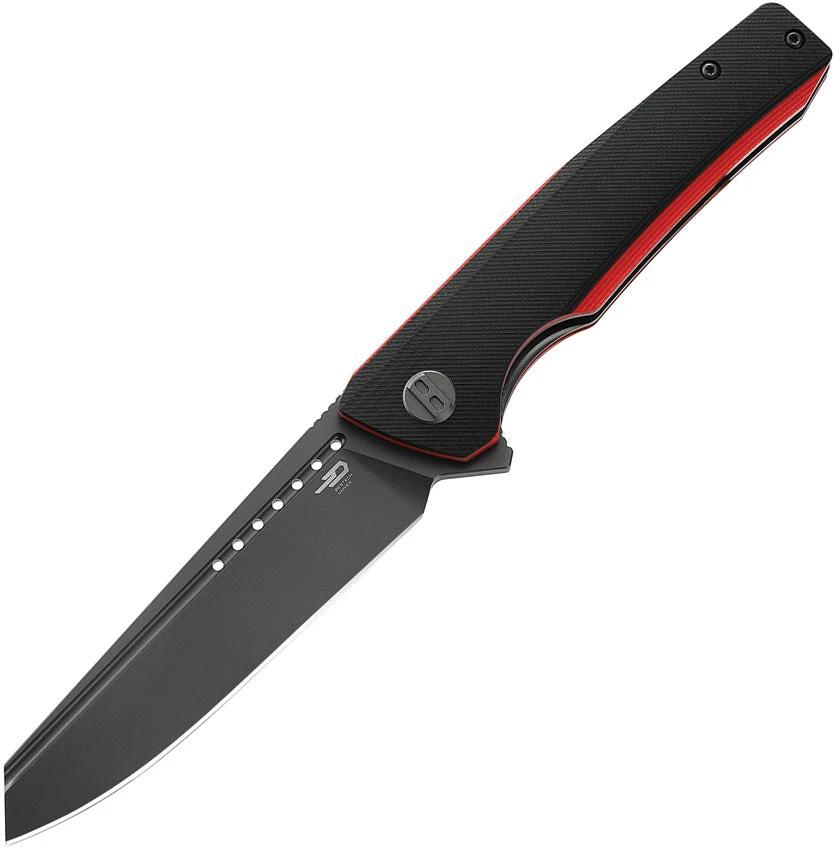 Bestech Knives Slyther Linerlock Black/Red BG51C by Bestech Knives