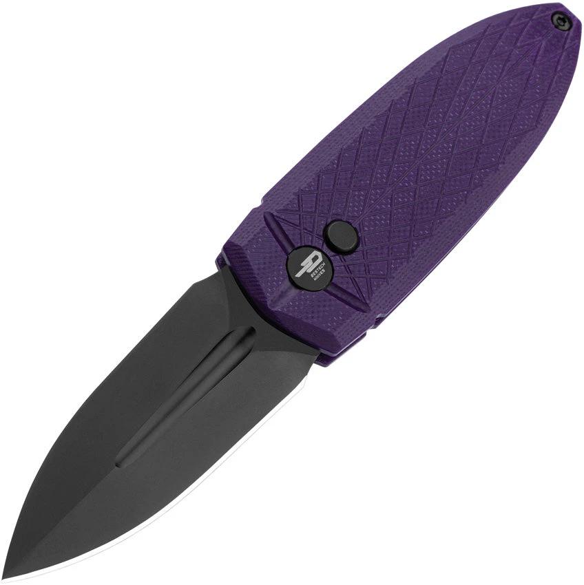 Bestech Knives Ququ Button Lock G10 Purple BG57A-4 by Bestech Knives