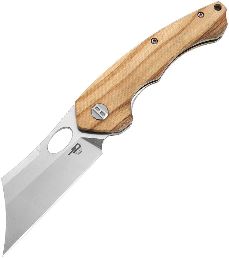 Bestech Knives Skirmish Linerlock Olivewood BL06B