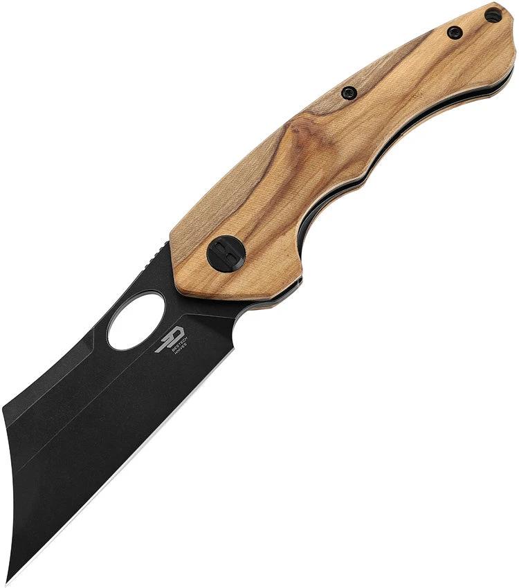 Bestech Knives Skirmish Linerlock Olivewood BL06C by Bestech Knives