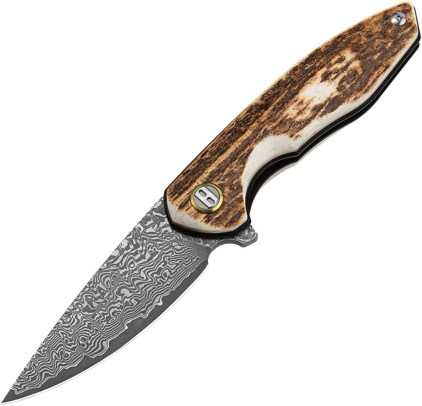 Bestech Knives Bambi Linerlock Stag BL08G