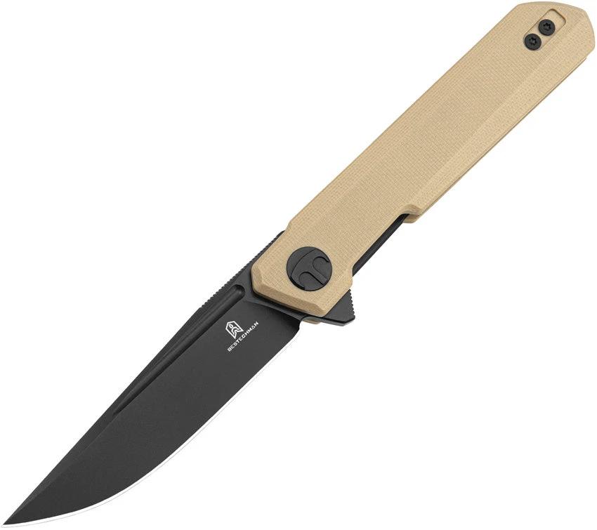 Bestech Knives Mini Dundee Linerlock Khaki BMK03I by Bestech Knives