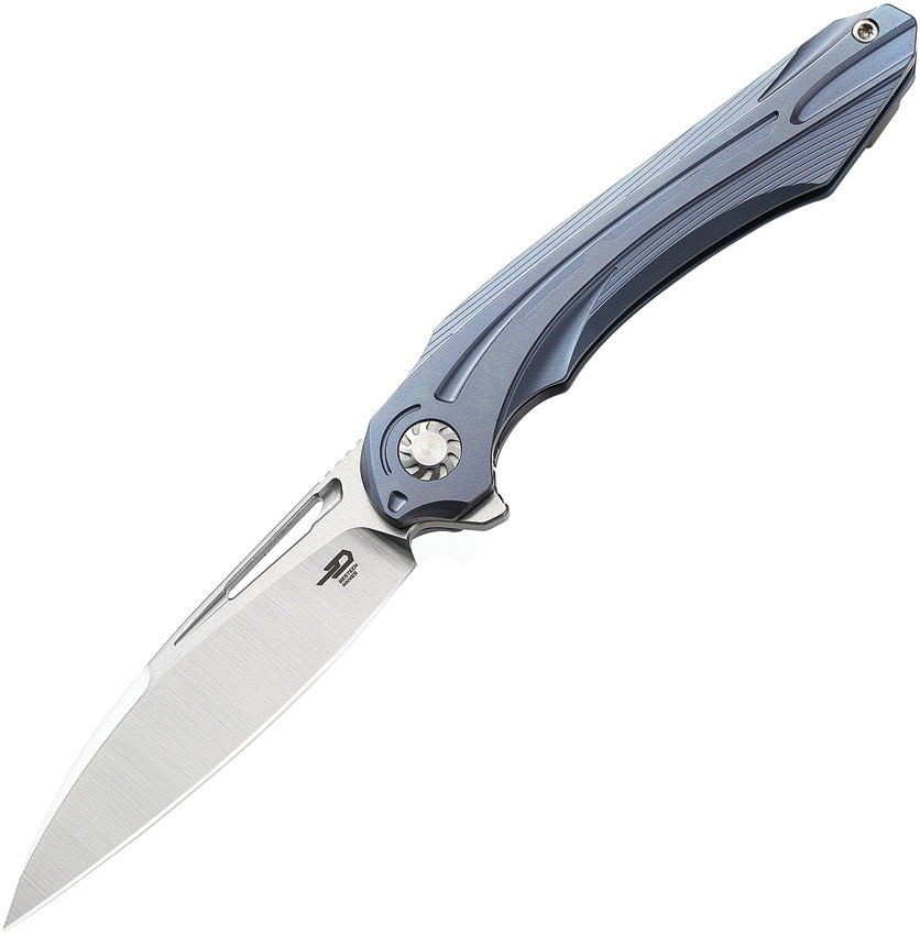 Bestech Knives WIBRA Framelock Blue BT2001B