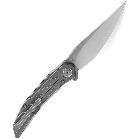 Bestech Knives Samari Framelock BT2009A M390 Blade Gray Titanium Handle EDC Ready by Bestech Knives