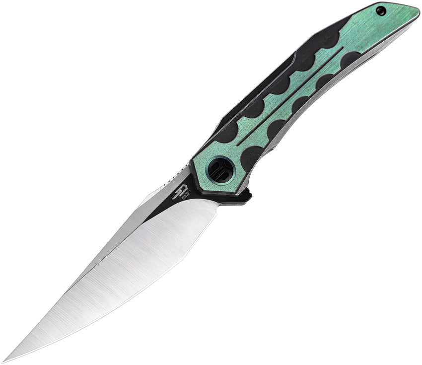 Bestech Knives Samari Framelock Green BT2009C by Bestech Knives