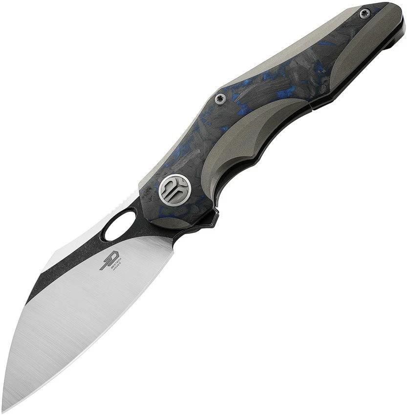 Bestech Knives Nogard Framelock Ti CF BT2105A by Bestech Knives