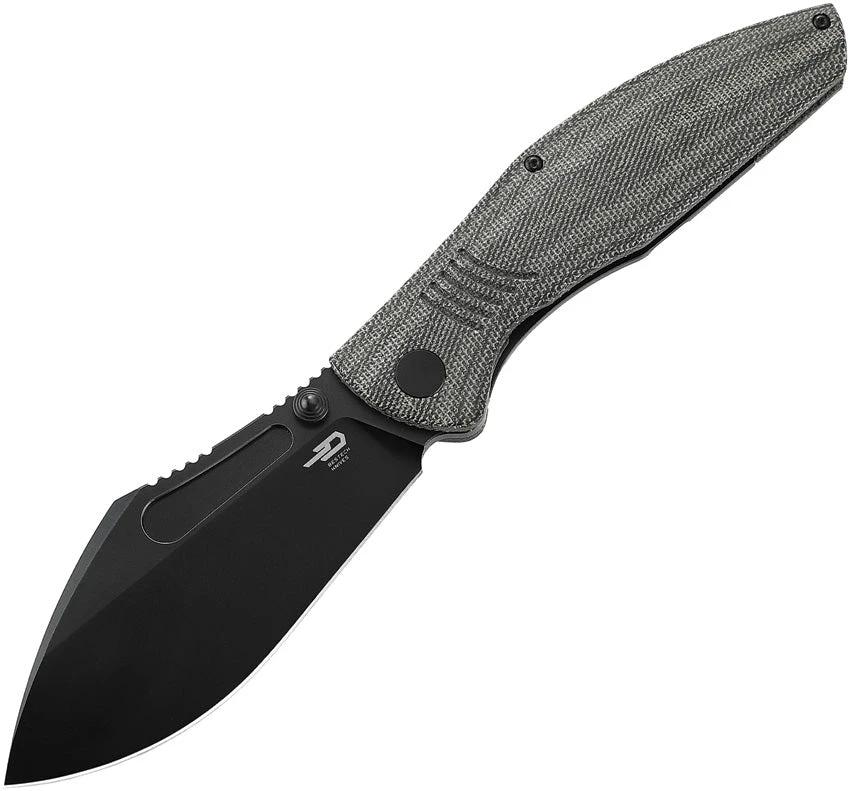 Bestech Knives Lockness Framelock Blk Micarta BT2205F by Bestech Knives
