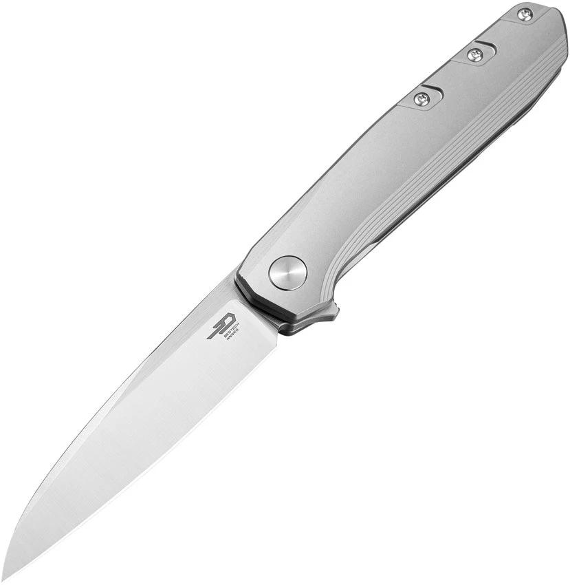 Bestech Knives 9 Framelock Ti Gray BT2408A by Bestech Knives