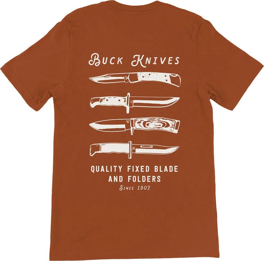 Buck Quality Blades T-Shirt XL 13379 by Buck