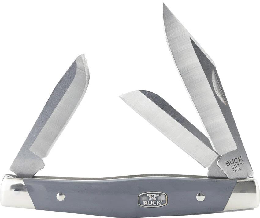 Buck Stockman Gray Nickel Silver 14106 by Buck