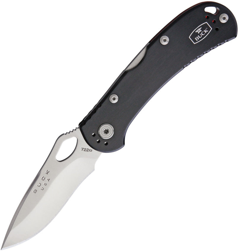Buck SpitFire Lockback Black 12237