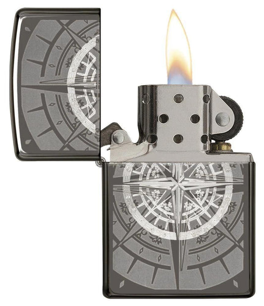 Black Ice® Compass Lighter by Zippo