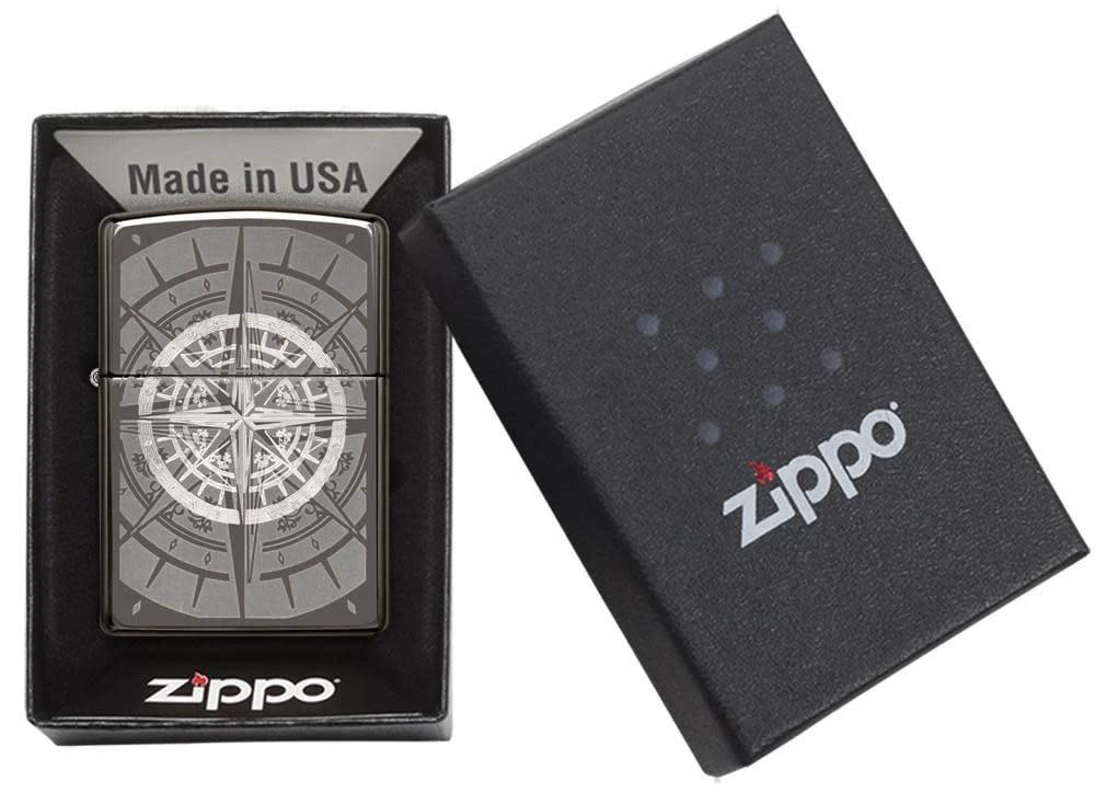 Black Ice® Compass Lighter by Zippo