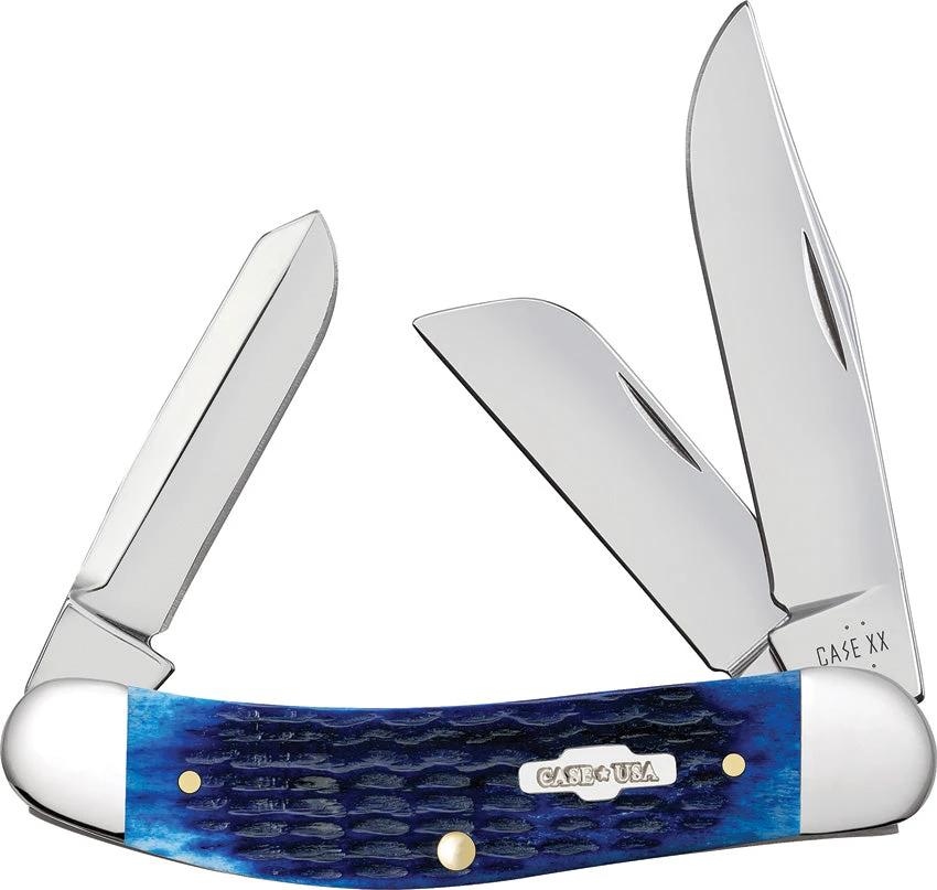 Case Cutlery Sowbelly Corn Cob Blue 02795 by Case Cutlery