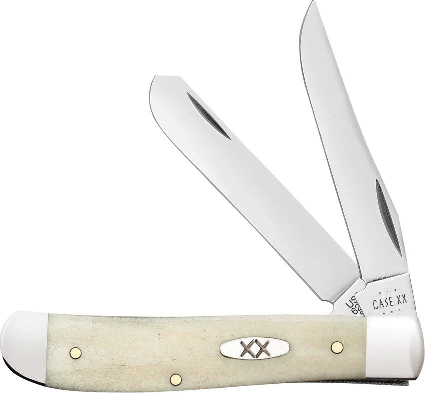 Case Cutlery Mini Trapper Natural Bone 13313 by Case Cutlery