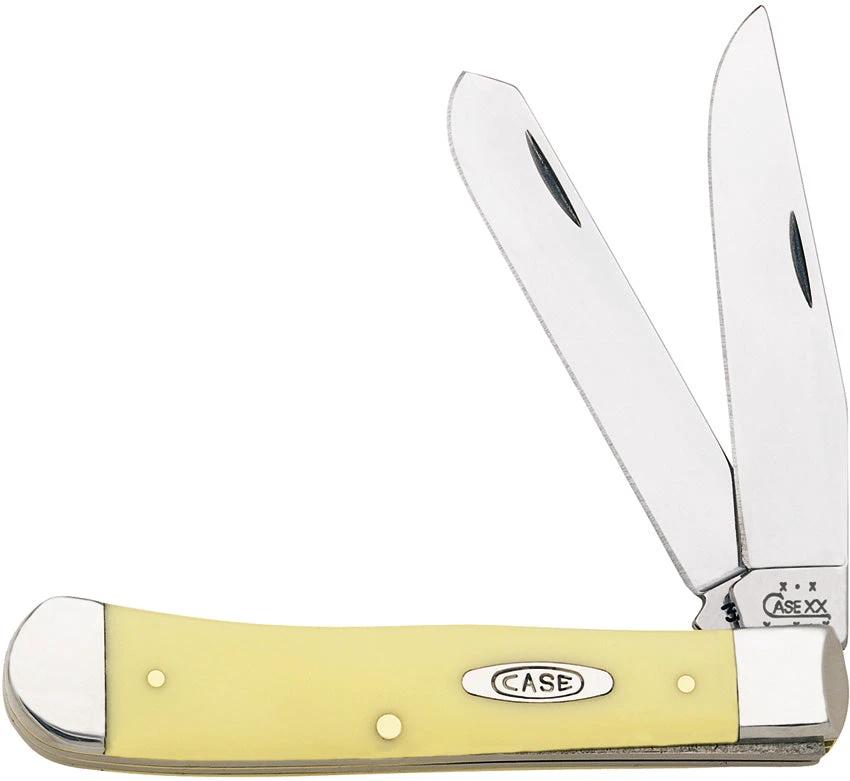 Case Cutlery Trapper Yellow 00161 by Case Cutlery
