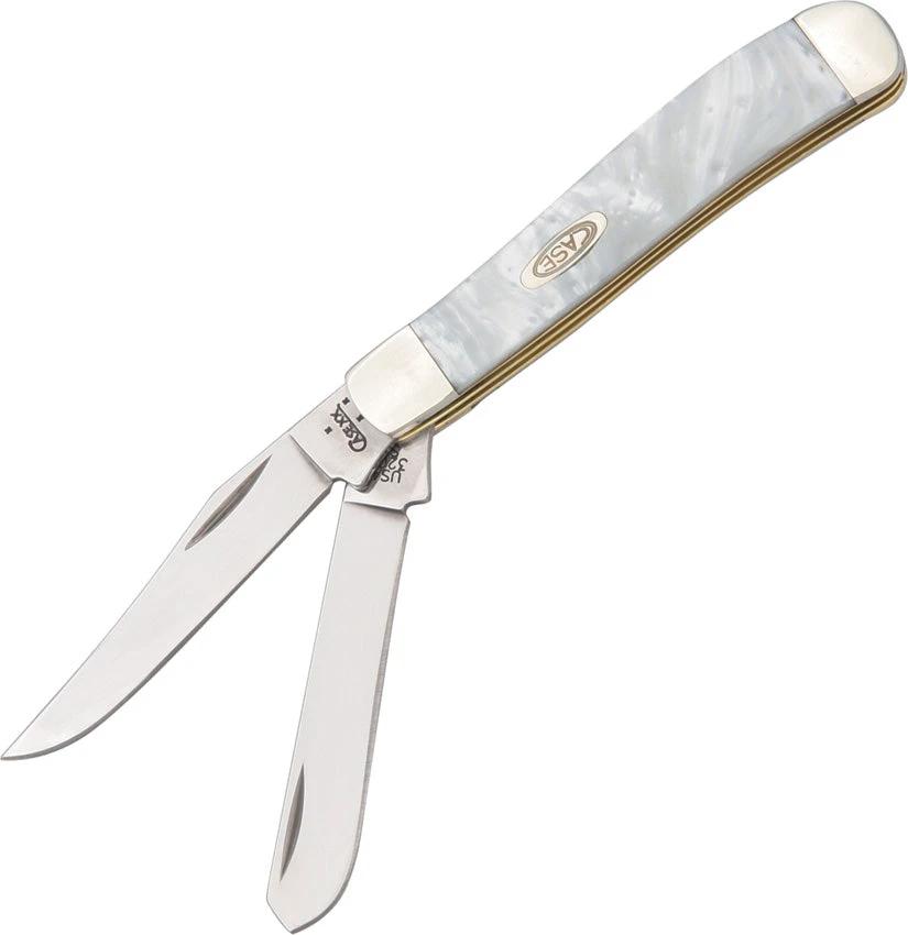 Case Cutlery Mini Trapper White Pearl 9207WP by Case Cutlery