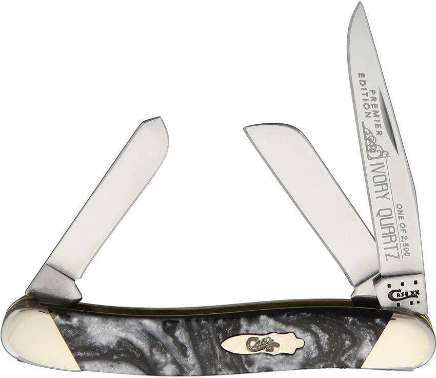 Case Cutlery Medium Stockman Ivory Quartz S9318IQ by Case Cutlery