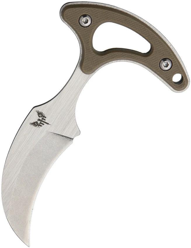 Combat Ready Neck Knife Black G10 CBR369 HO745 by Combat Ready