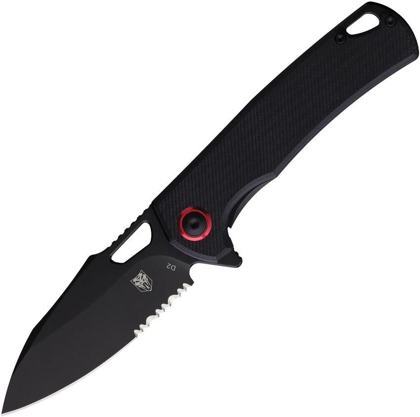 Cobratec Knives Wolverine Linerlock Black CTWOLVERINEBLKDS by Cobratec Knives
