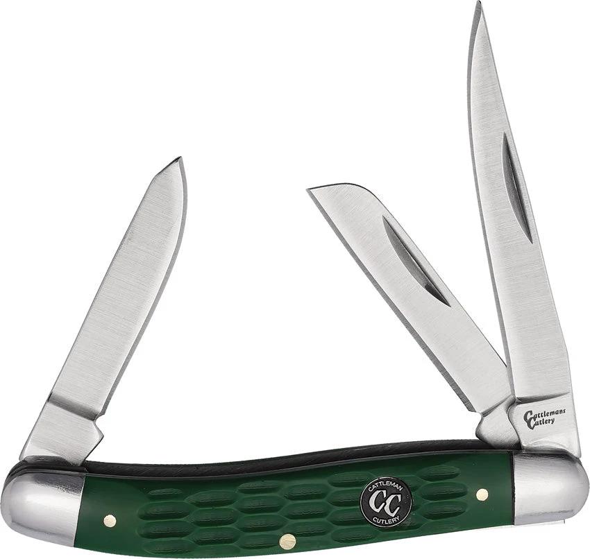 Cattleman's Cutlery Stockman Green Delrin CC0001JGD by Cattleman's Cutlery