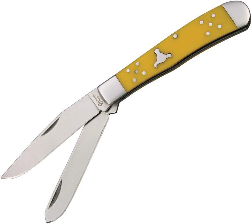 Cattleman's Cutlery Trapper Yellow CC0002YD by Cattleman's Cutlery
