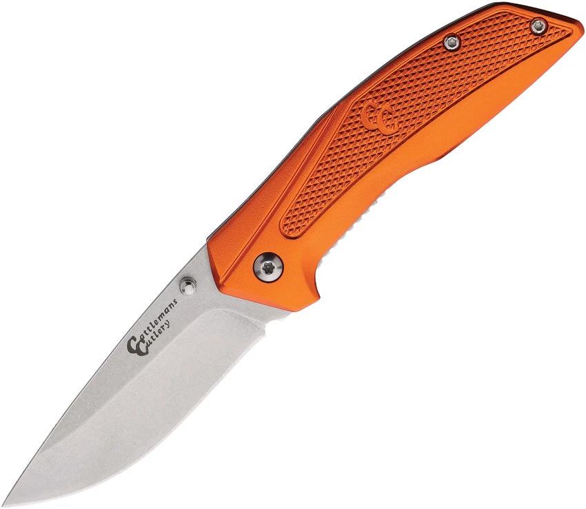 Cattleman's Cutlery Rotovator Linerlock Orange CC0022H by Cattleman's Cutlery