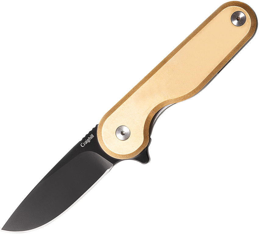 Craighill Rook Framelock Brass FFKBR5490 by Craighill