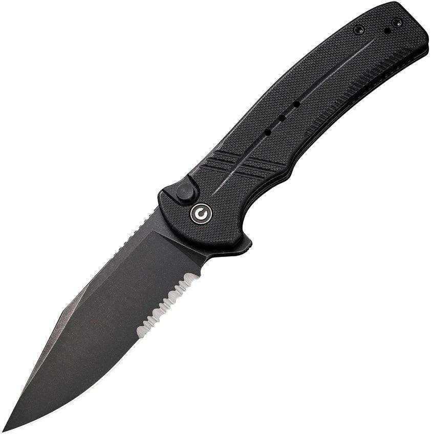 Civivi Cogent Button Lock Blk G10 C20038E1 by Civivi